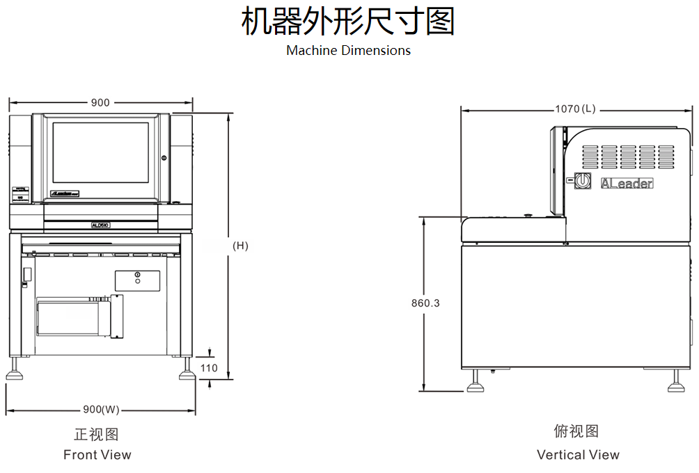 ALD7120的外觀尺寸圖